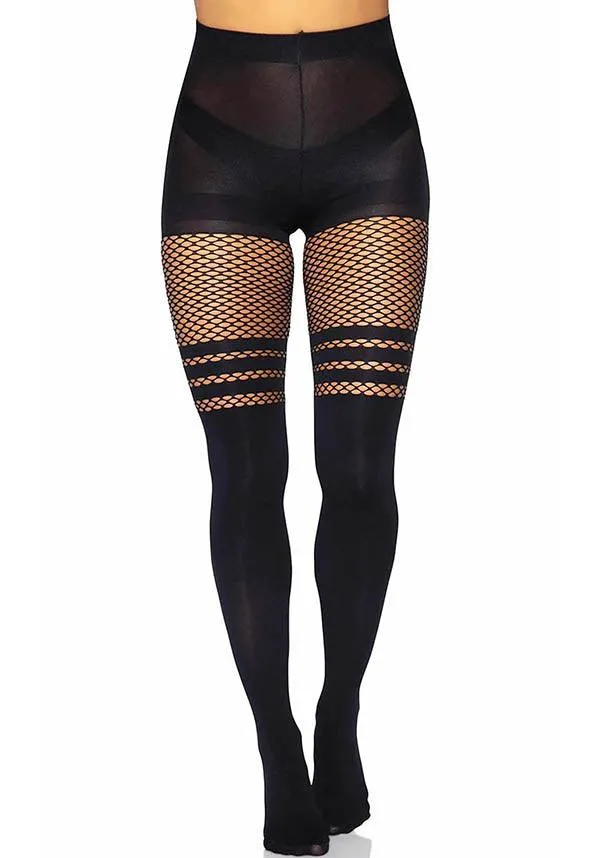 Ada Thigh High | FISHNET TIGHTS