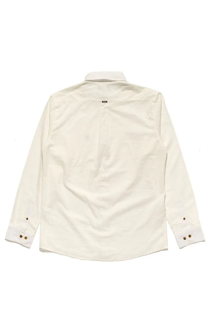 Afends Mens Poplin - Long Sleeve Shirt