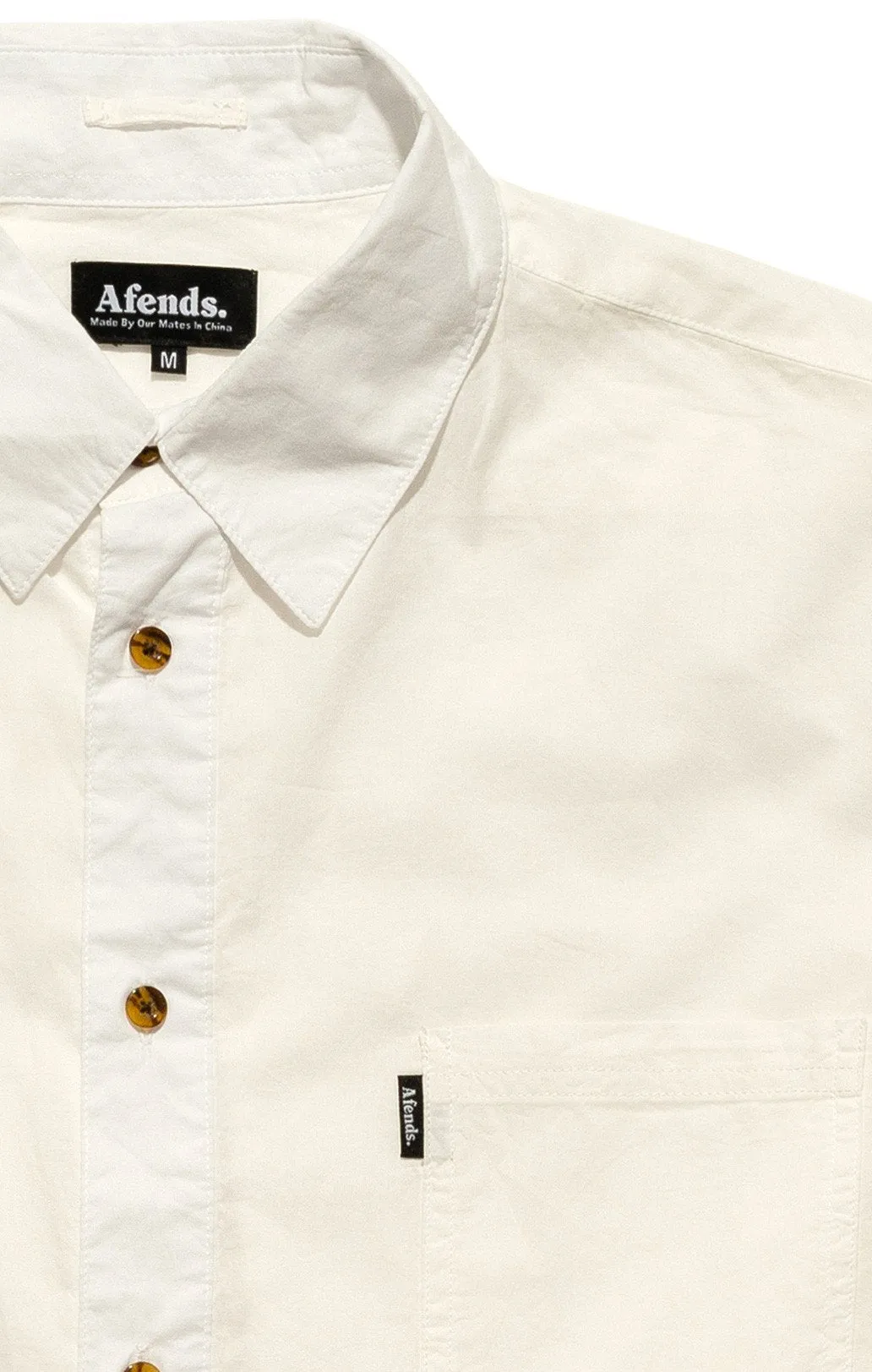 Afends Mens Poplin - Long Sleeve Shirt