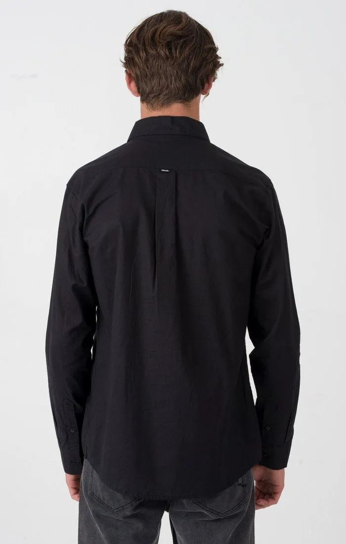 Afends Mens Poplin - Long Sleeve Shirt