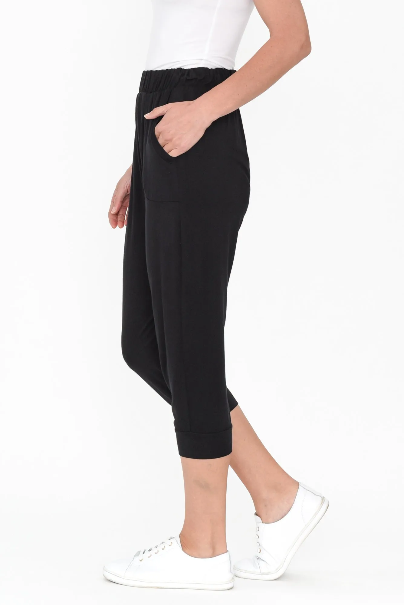 Black Tokyo Slouch Pants