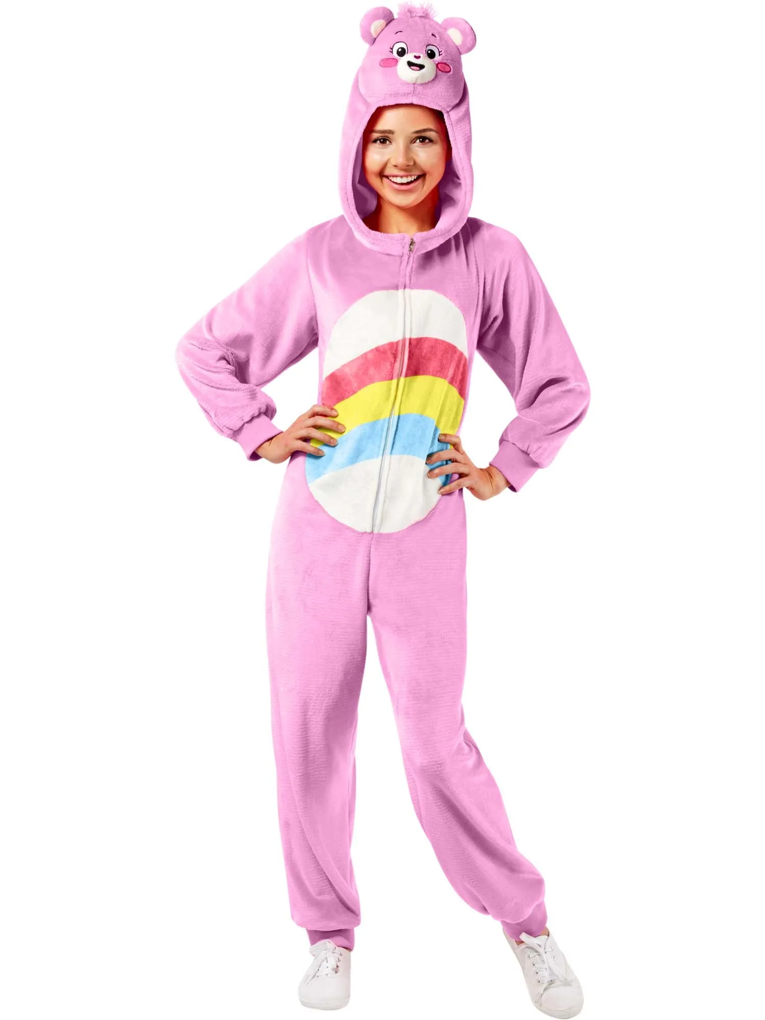 Care Bears Cheer Bear Adult Jumpsuit