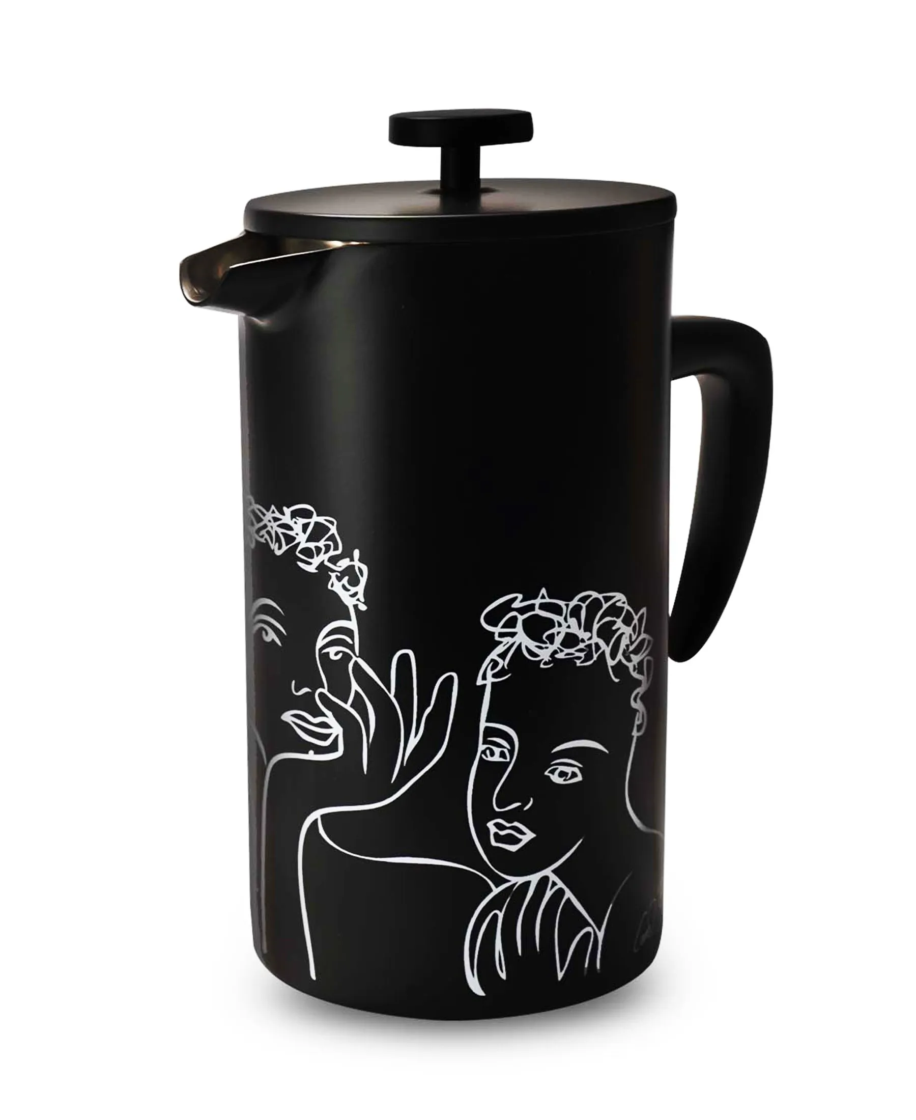 Carrol Boyes Conversation Coffee Plunger 1L - Black