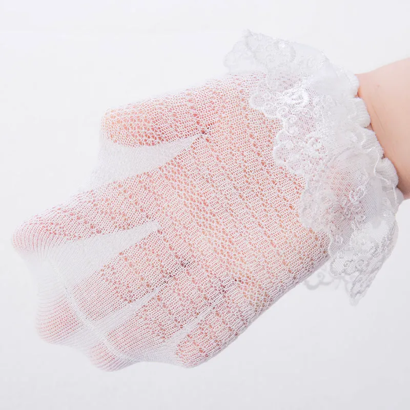 Children's Lace Mesh Thin Princess Dance Socks