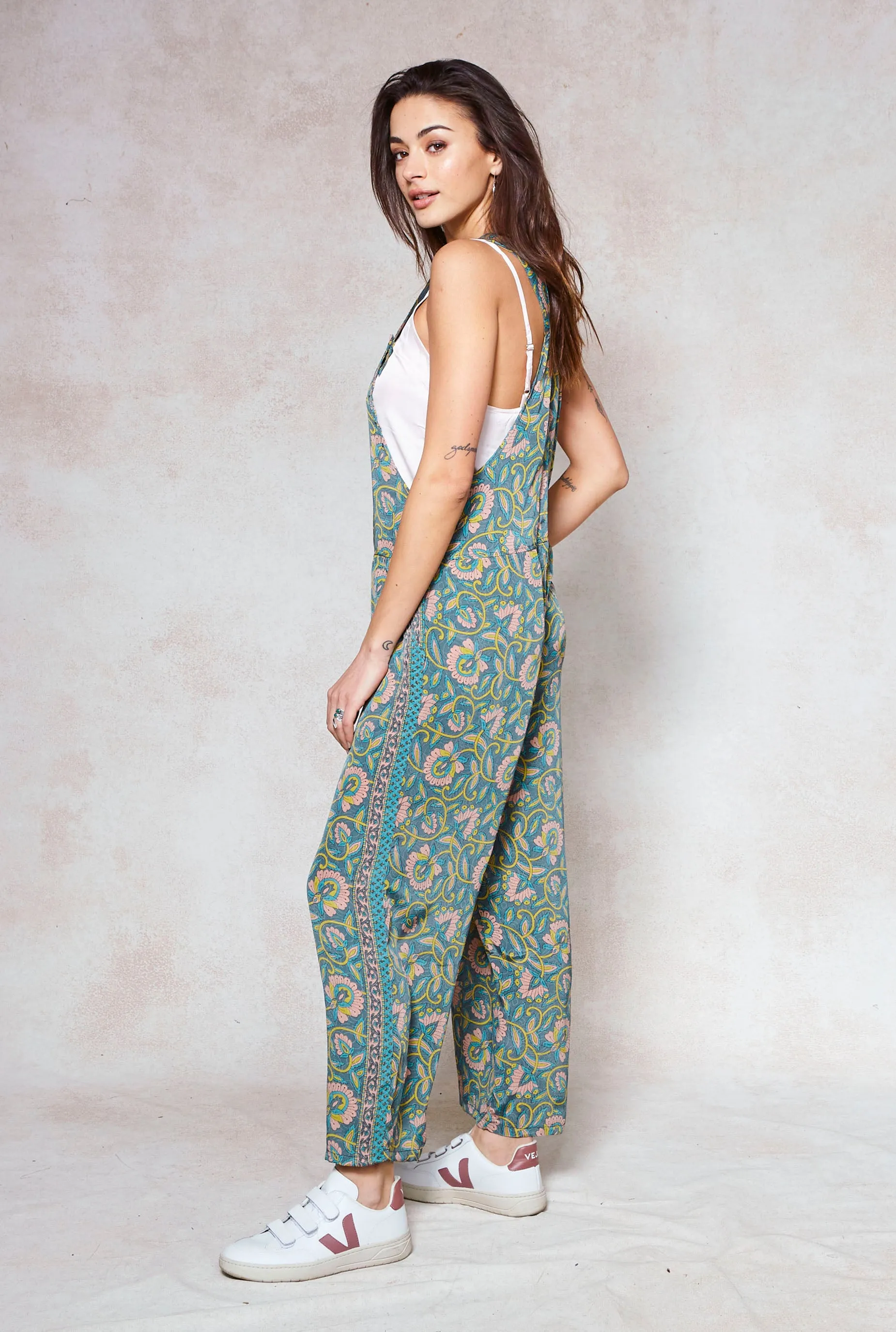 Dharma Girl Silk Overalls