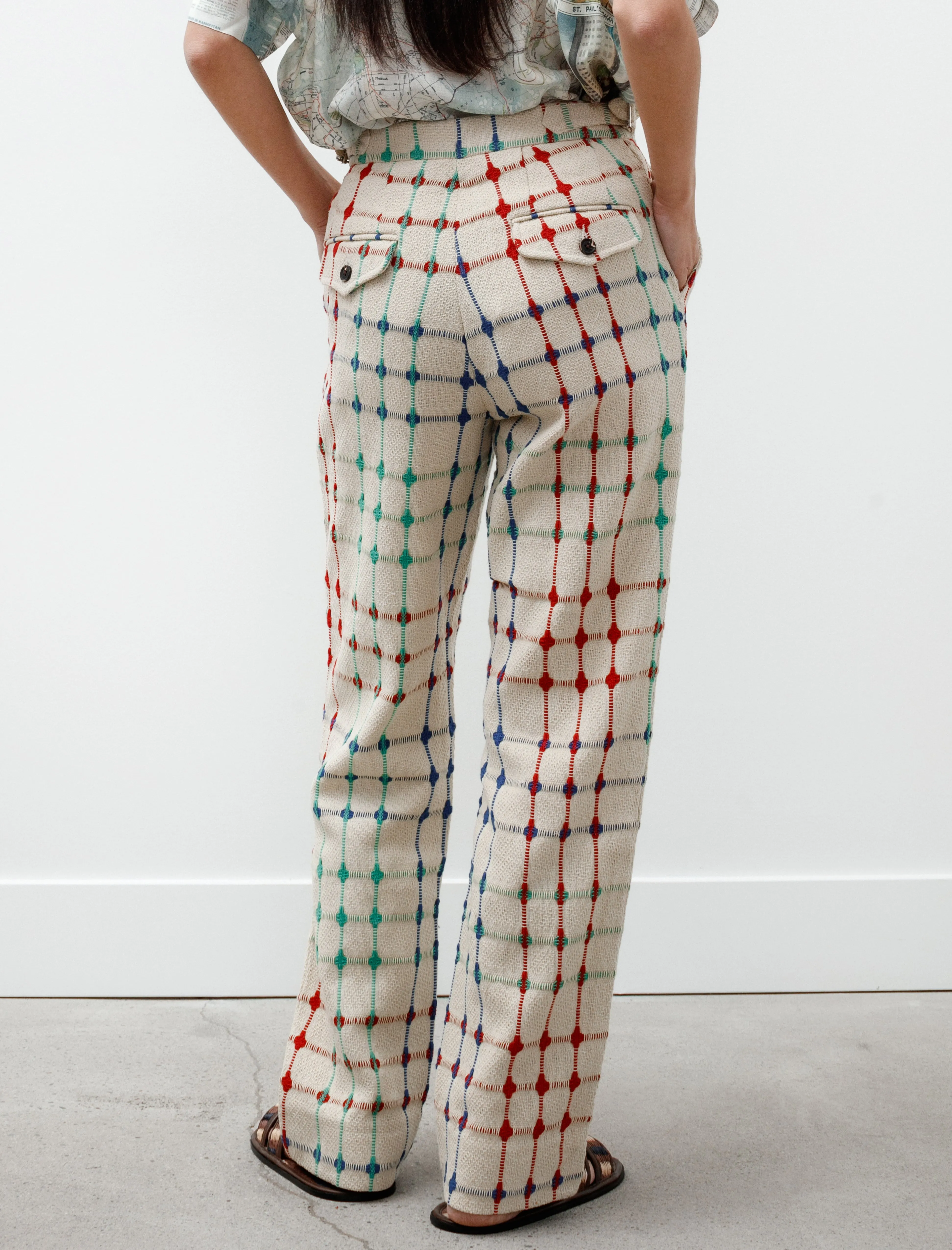 Dobby Weave Trouser Multi