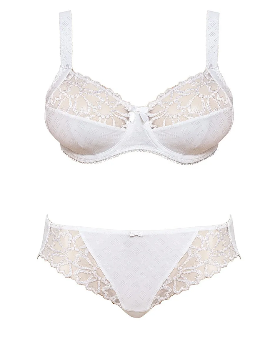 Fantasie Jacqueline Underwire Side Support Full Cup Bra, White