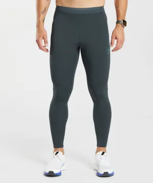 Gymshark Apex Run Tights - Darkest Teal