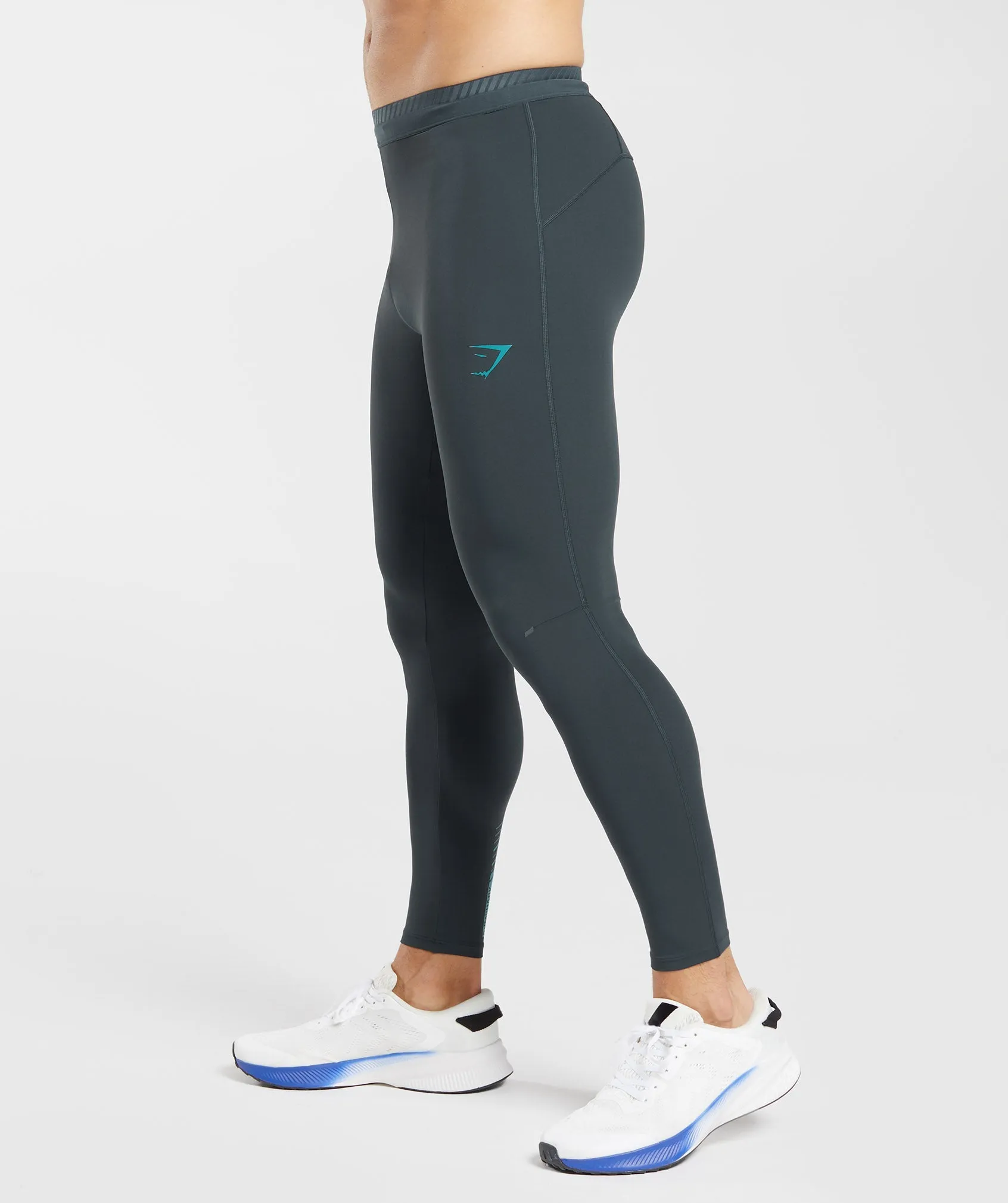 Gymshark Apex Run Tights - Darkest Teal