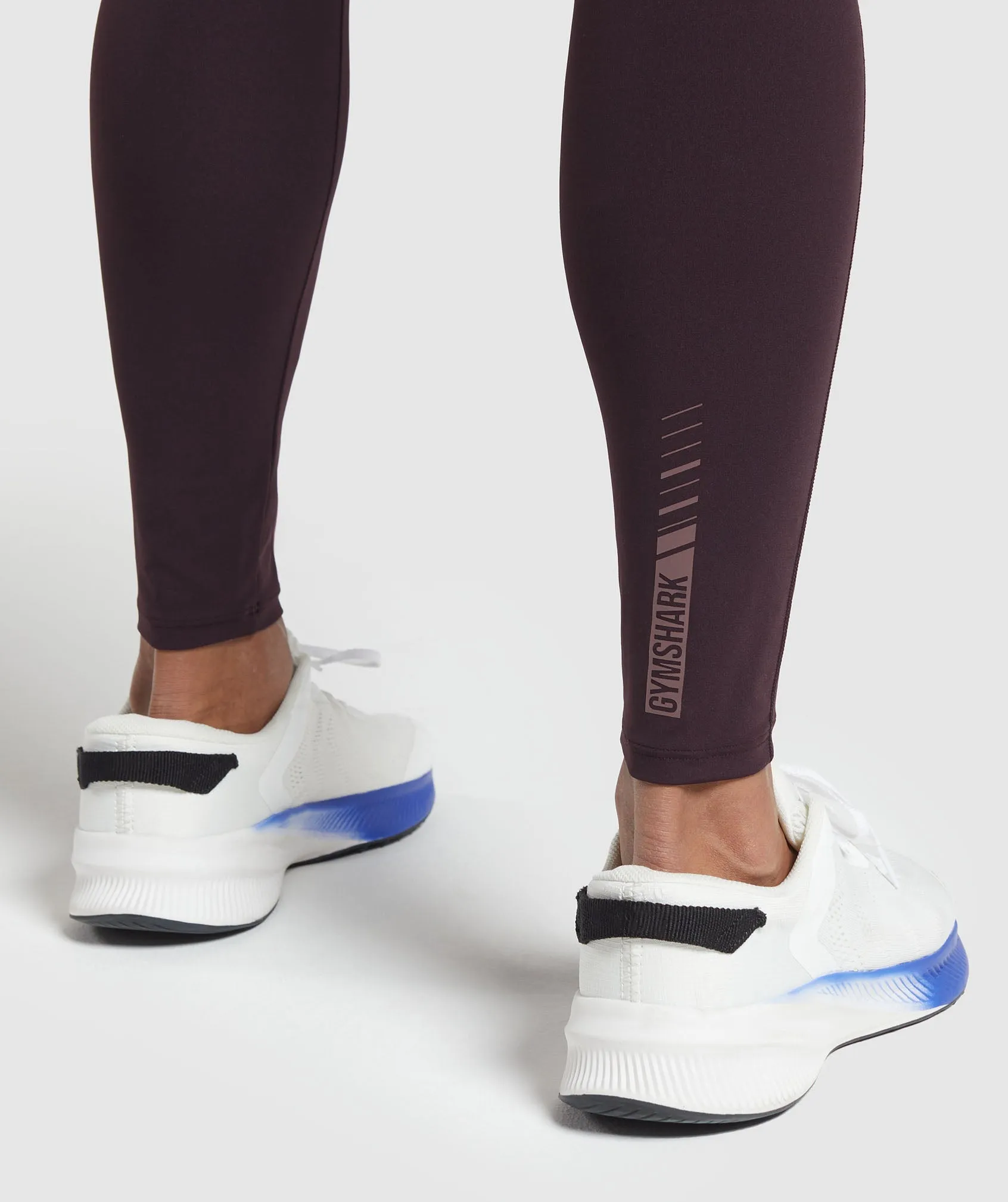 Gymshark Apex Run Tights - Plum Brown