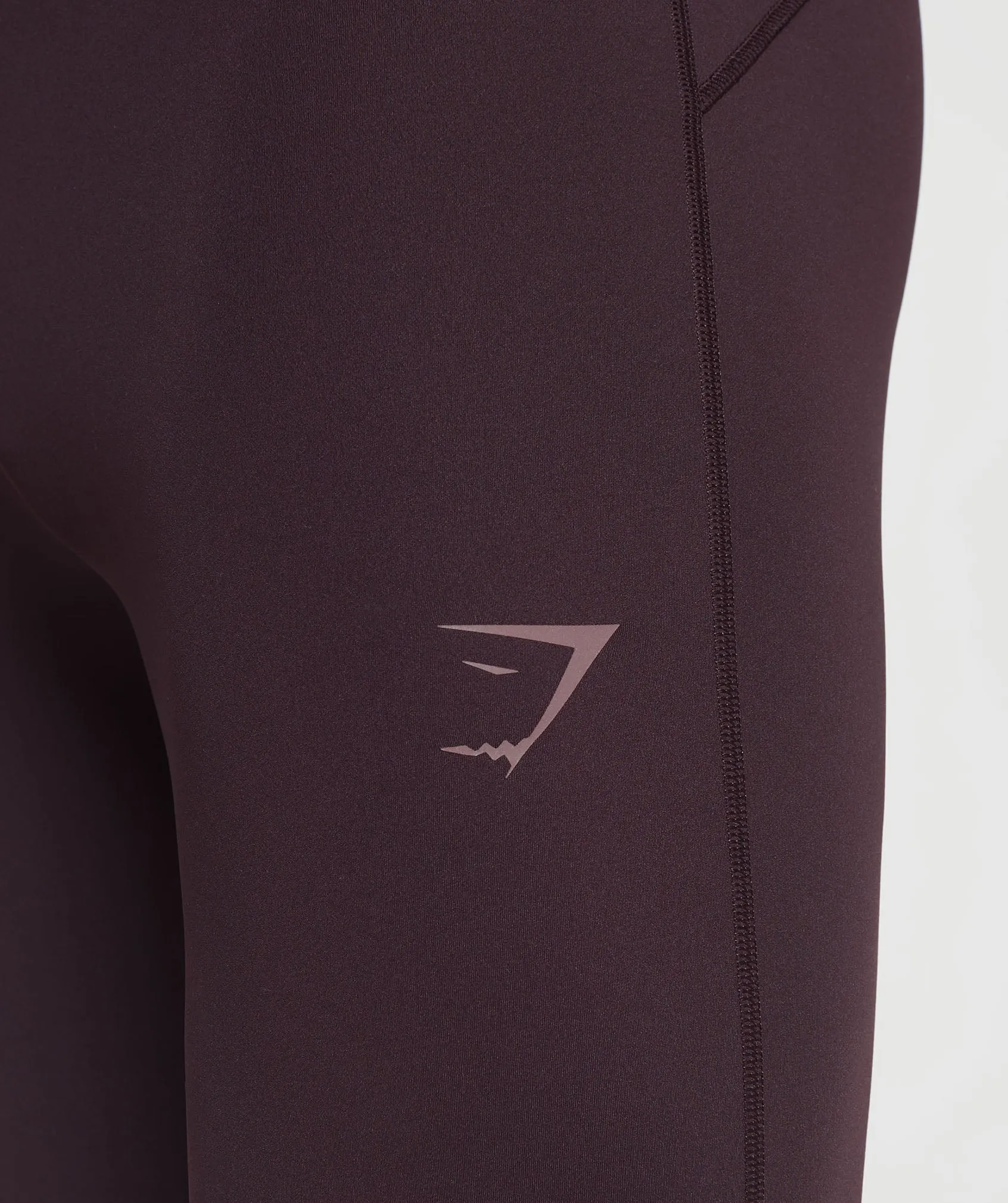 Gymshark Apex Run Tights - Plum Brown