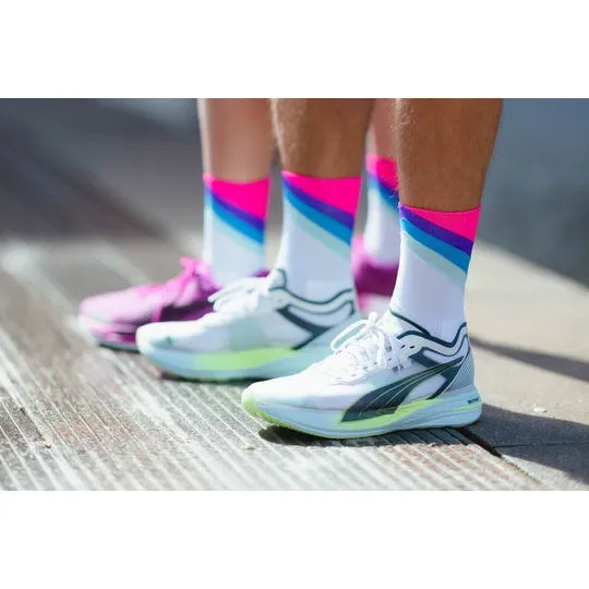 INCYLENCE Running Grades Socks - Blue Pink