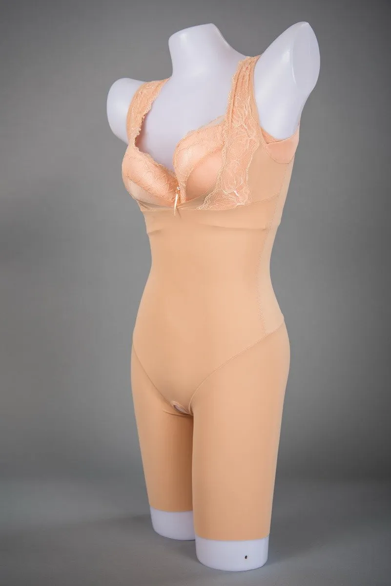 Intelligent Curve™ L1 Aloe Open Bust Multi-Length Body Shaper #21519