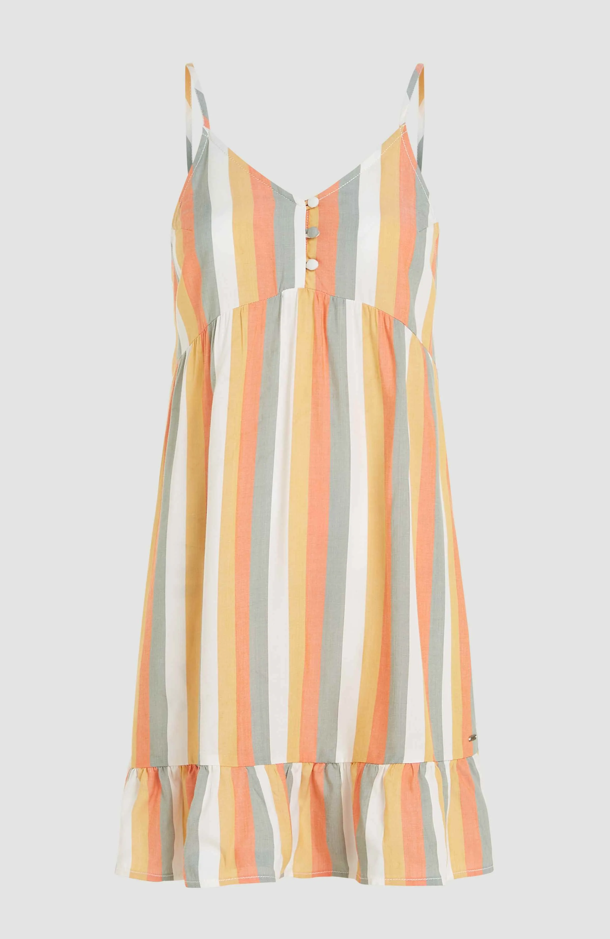 Malu Beach Dress | Orange Multistripe