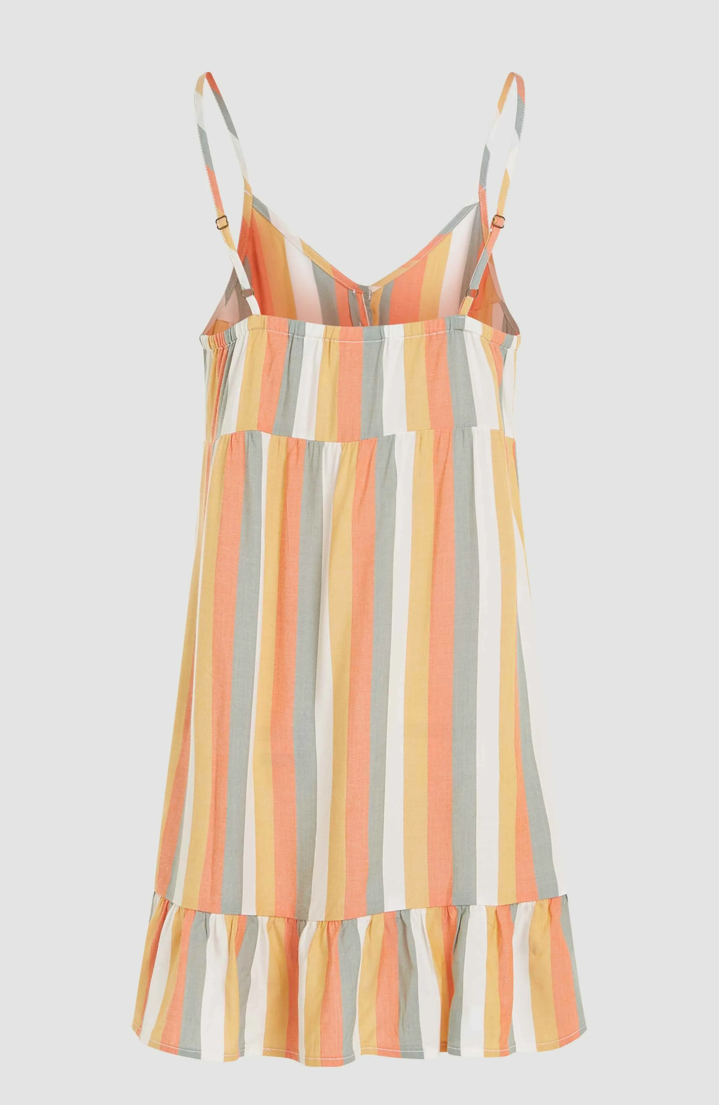 Malu Beach Dress | Orange Multistripe