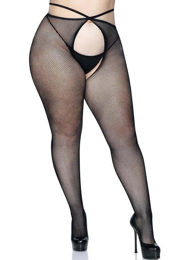 Olivia Crotchless | FISHNET TIGHTS