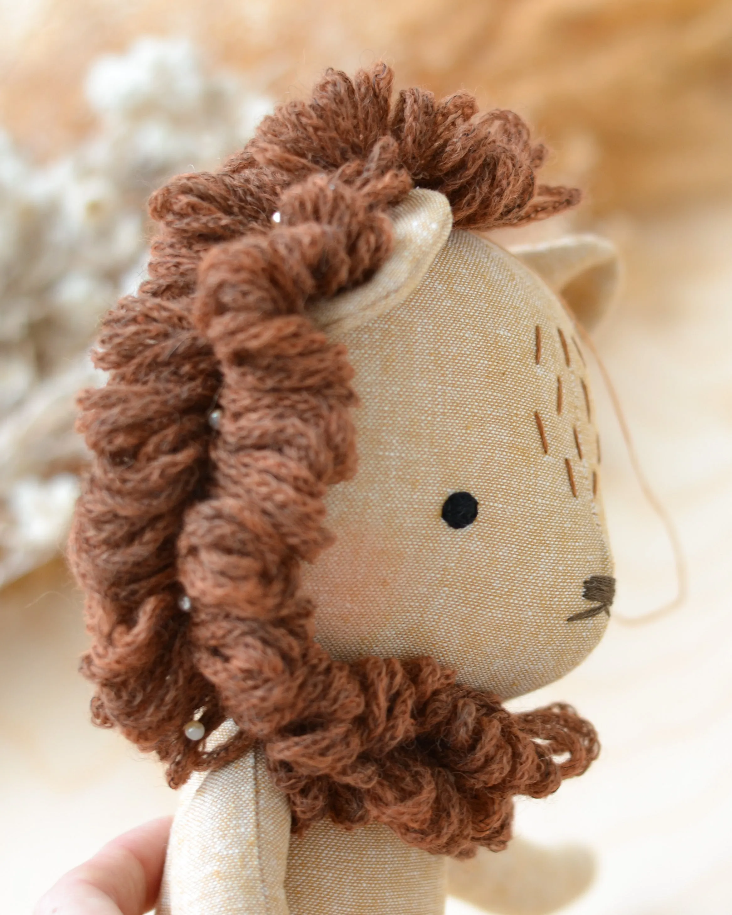 Sewing Pattern Bear, Lion, Panda Stuffed Animal