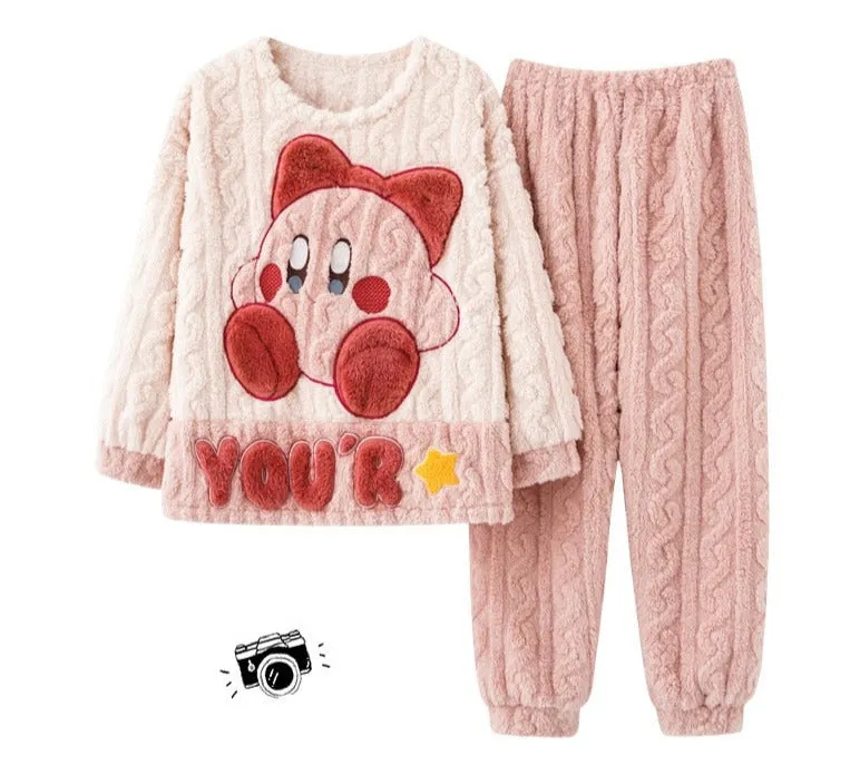 Thick Knit Kawaii Pajama Sets